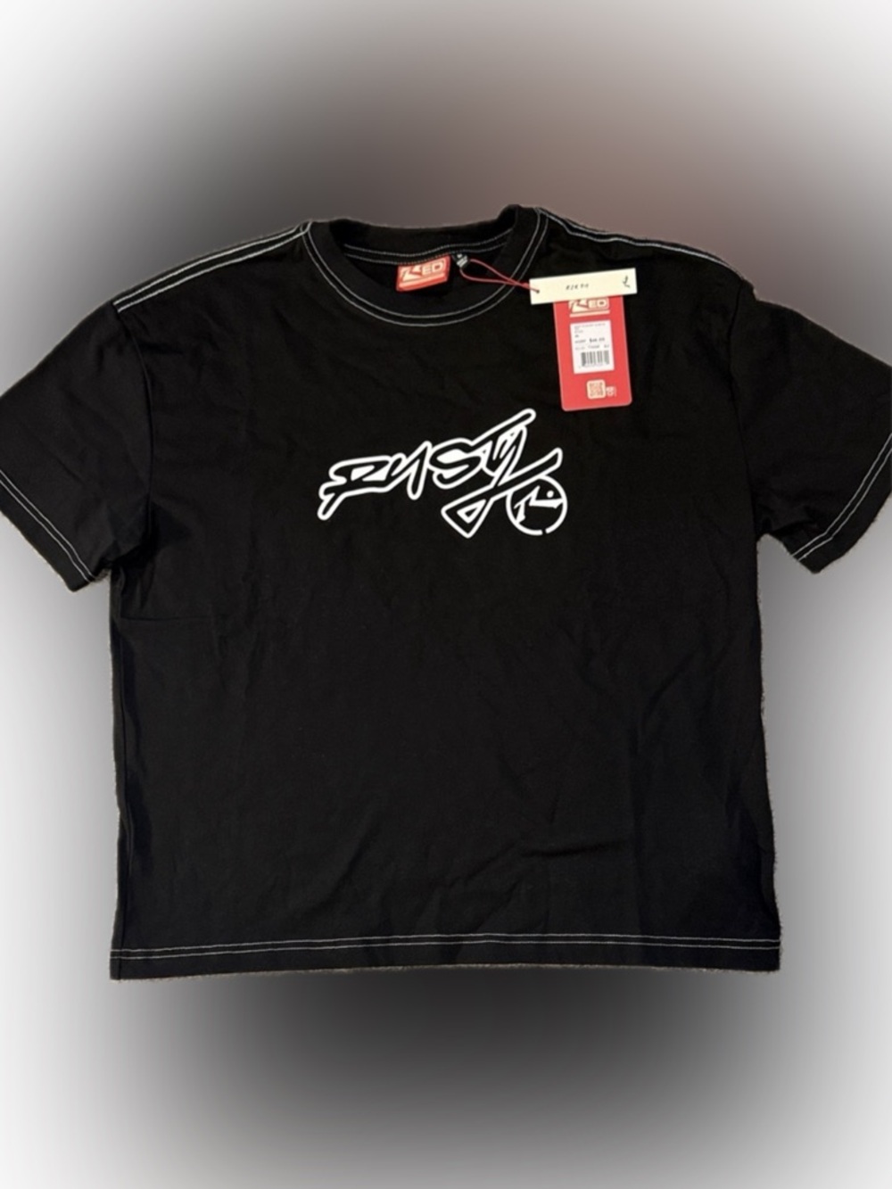 Rusty Ed Hardy R2K fit Black Short Sleeve Tee